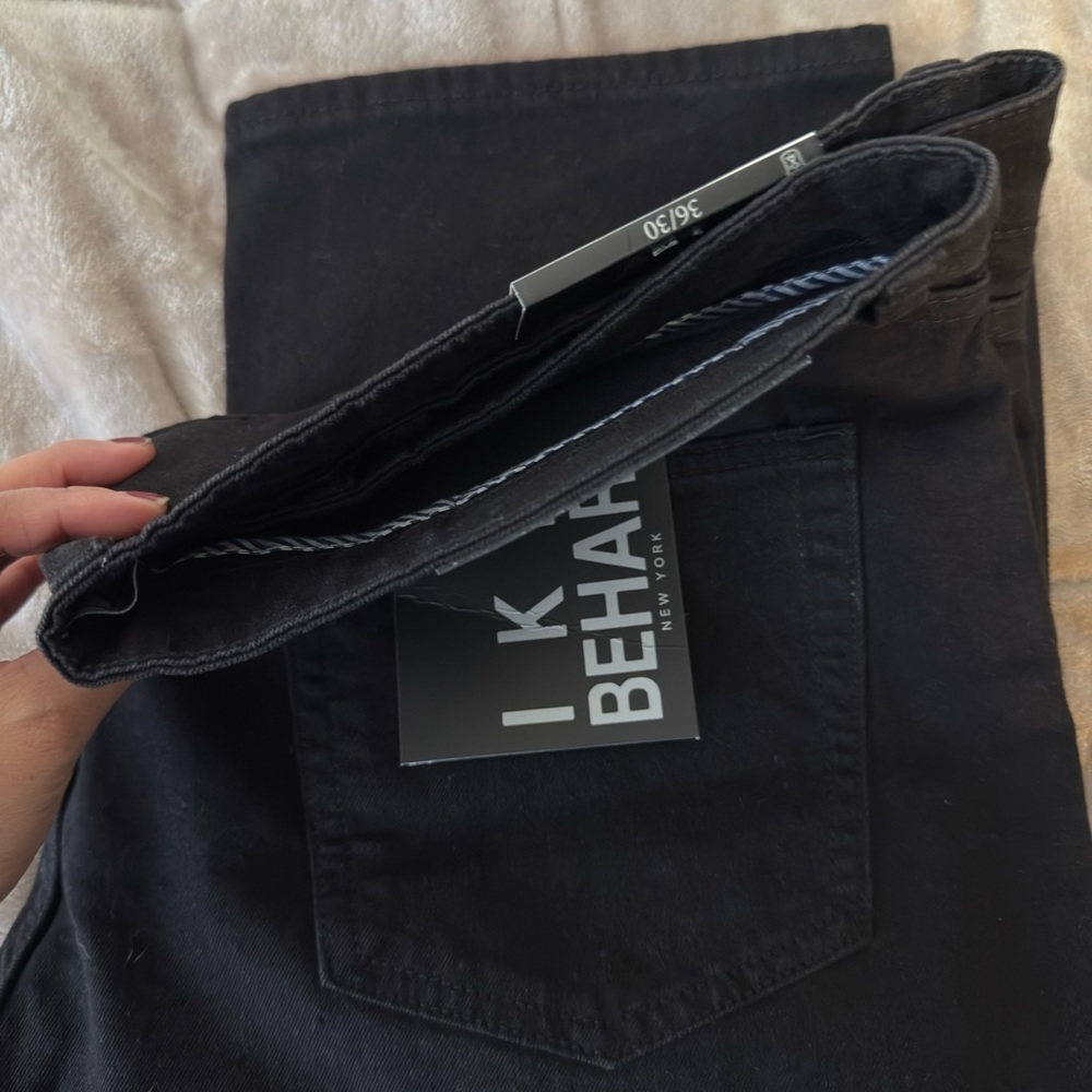 Ike Behar Men's Dark Jeans